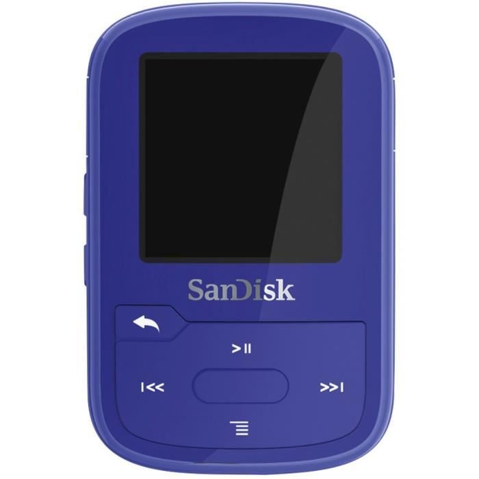 SANDISK SDMX28-016G-G46B MP3 CLIP SPORT PLUS 16G Bleu