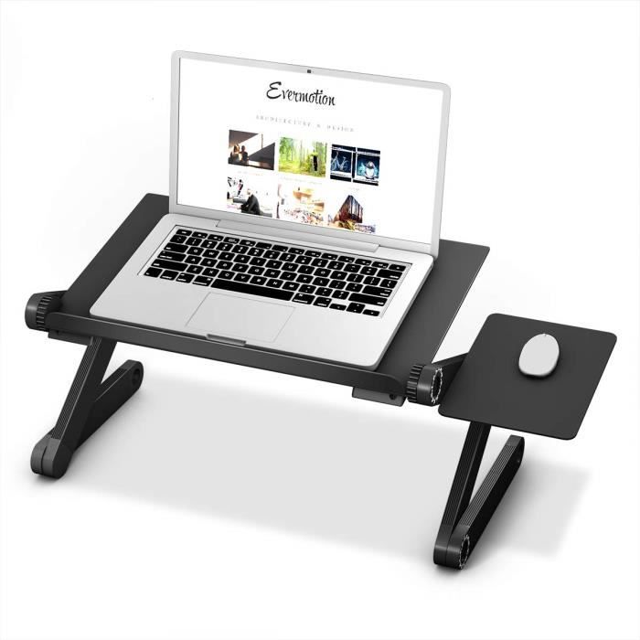 Table pour ordinateur portable 360 ° table de lit support