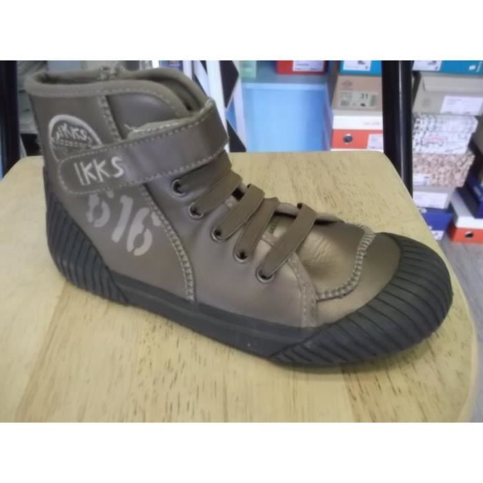 boots cuir garcon