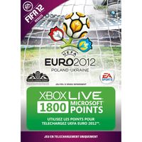 CARTE MULTIMEDIA CARTE PRÉPAYÉE EURO 2012 1800 POINTS XBOX LIVE CARTE MULTIMEDIA CARTE PRÉPAYÉE EURO 2012 1800 POINTS XBOX LIVE
