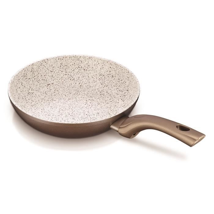 BEKA Poêle Météorite 26 cm marron