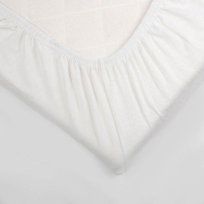 TROIS KILOS SEPT Drap housse - 60x120 cm - Blanc