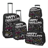 SET DE VALISES TANTINE ET COMPAGNIE Set de 3 Valises + Sac de Voy SET DE VALISES TANTINE ET COMPAGNIE Set de 3 Valises + Sac de Voy
