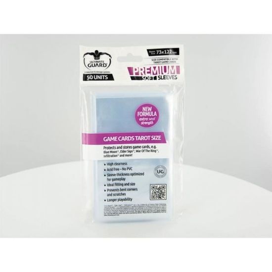 Ultimate Guard Premium Soft Sleeves pour Tarot-Cartes 50 pièces