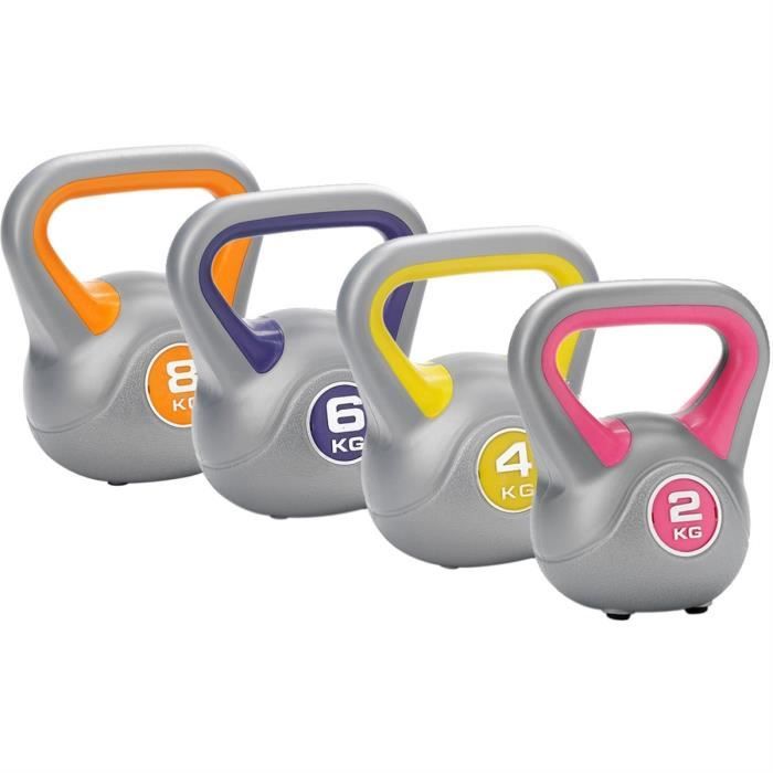 DKN Set de Kettlebell 2/4/6/8 kg