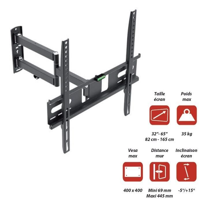 INOTEK MOOV 3265 Support TV mural orientable - De 32 à 65\