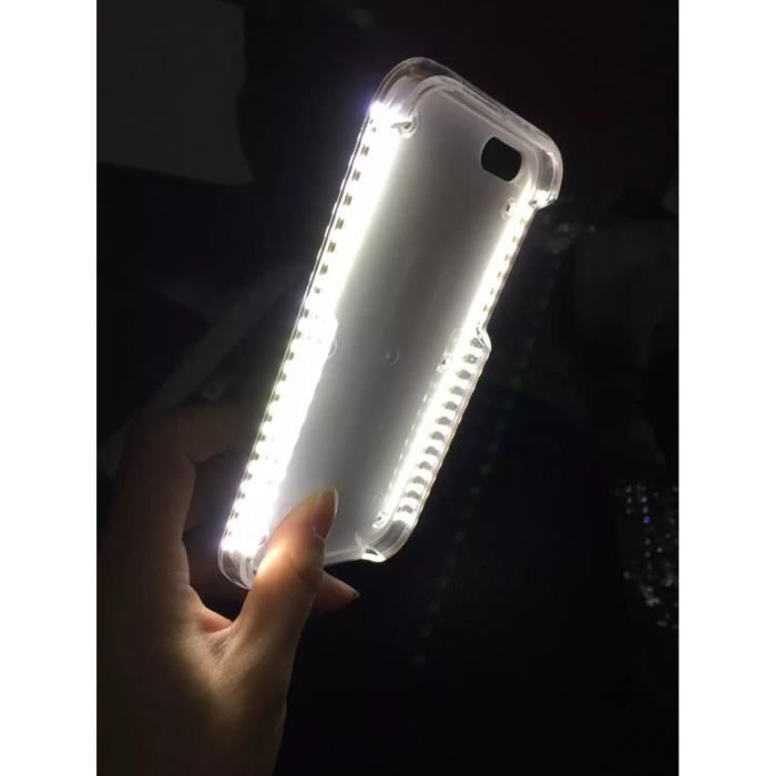 coque iphone 8 plus led lumineuse