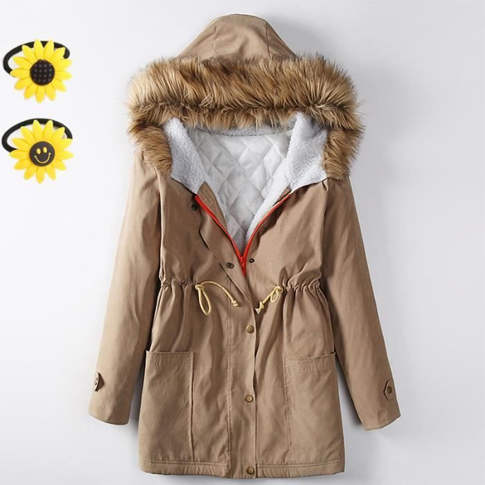 Présenter Capuche Long Chaud Blouson Femme Hiver Mi Doudoune Manteau wXSx0S8P