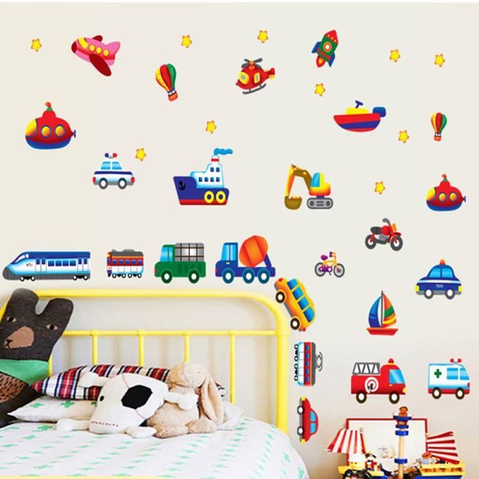 Sticker Autocollant Voiture Vehicule Amovible Decoration Chambre