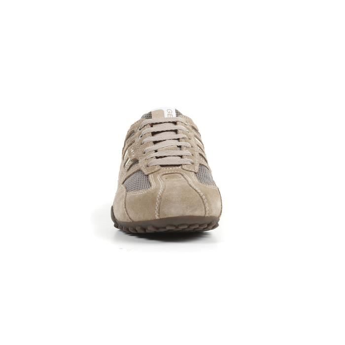 Sport Et Casual Geox Foncé Homme Baskets Beige Orange j5L43AR