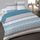 Housse de couette FLANELLE NESSA Bleu 240 x 220
