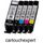 Lot 5 cartouches Haute Qualité PGI 570 XL Black C