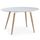 Table ovale scandinave Sissi Blanc