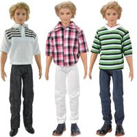ACCESSOIRE POUPÉE E-TING 3 pièces Casual Wear Plaid Un costume Doll ACCESSOIRE POUPÉE E-TING 3 pièces Casual Wear Plaid Un costume Doll