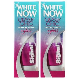 SIGNAL Dentifrice White Now Glossy Chic 2 x 50 ml SIGNAL Dentifrice White Now Glossy Chic 2 x 50 ml
