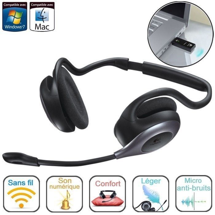 Logitech Casque Sans Fil Stéréo H761 Prix Pas Cher Cdiscount