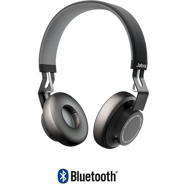 JABRA MOVEWIRELESSBLACK Move wireless coal casque bluetooth - Stereo - Noir