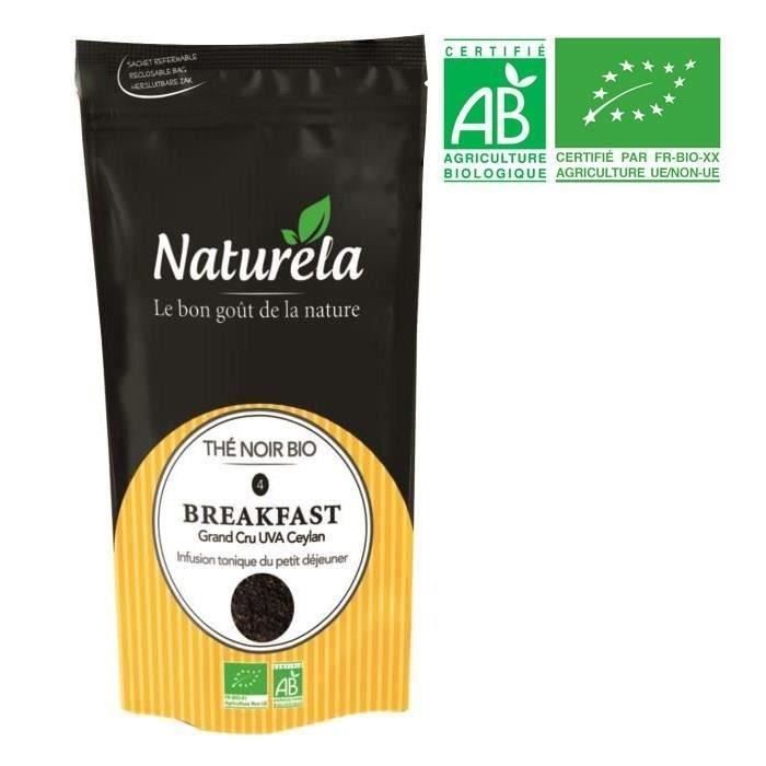 Naturela -100g- Thé Noir Anglais Breakfast n° 4 Bio