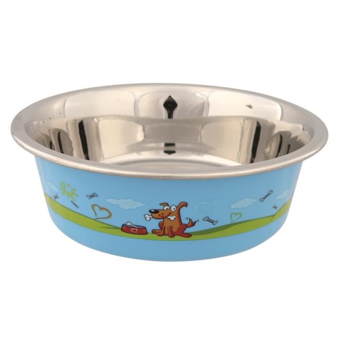 TRIXIE Ecuelle en acier inox Ø17cm - Pour chien