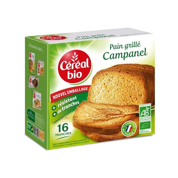 CEREAL BIO Pain grillé Campanel Bio - 275 g