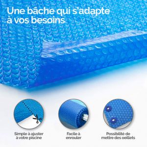 Bache bulles piscine hors sol Achat / Vente Bache bulles