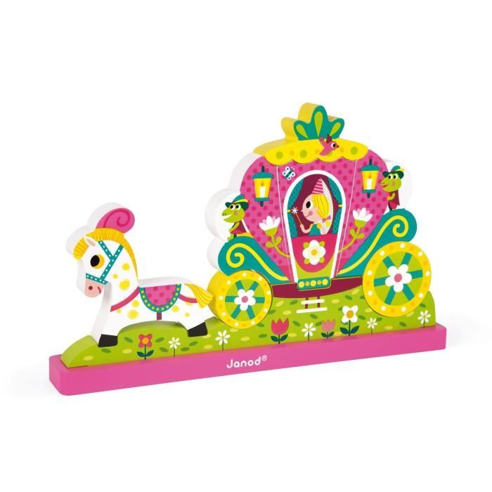 JANOD Puzzle vertical magnétique ''Princesse''