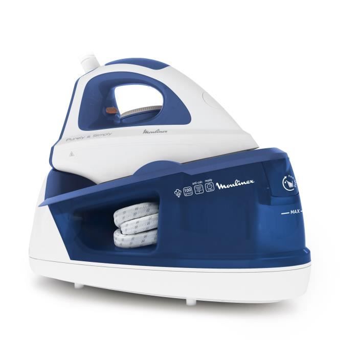 MOULINEX SV5020CO Centrale vapeur Purely&Simply - Bleu