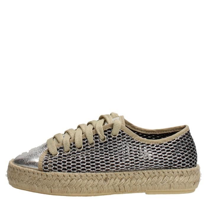 Trashdeluxe 39 Espadrilles Espadrilles Argent Femme Trashdeluxe vwxq6Fd4