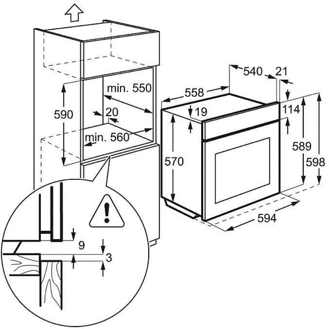  FOP27001BK- Four électrique encastrable1