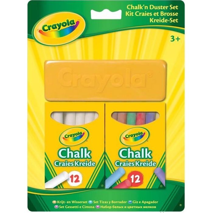 CRAYOLA Kit Craies Et Brosse