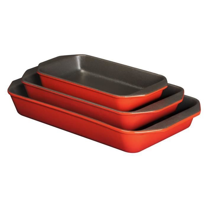 INVICTA PUV305030 Plat rectangulaire - L 39,5 x l 22 cm - Rubis