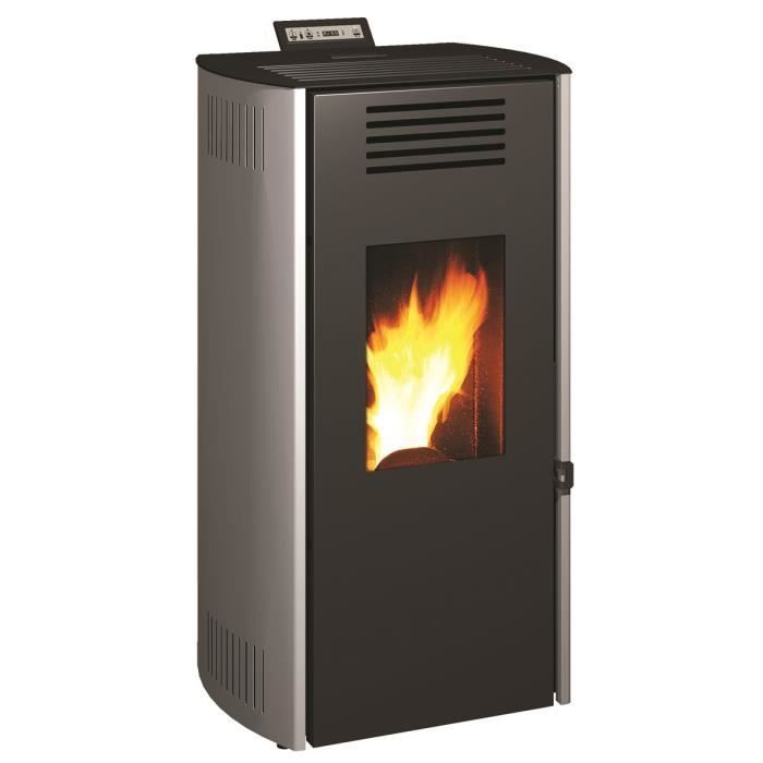INVICTA Poêle à granulés Tratto 6 - 6 kW - Gris
