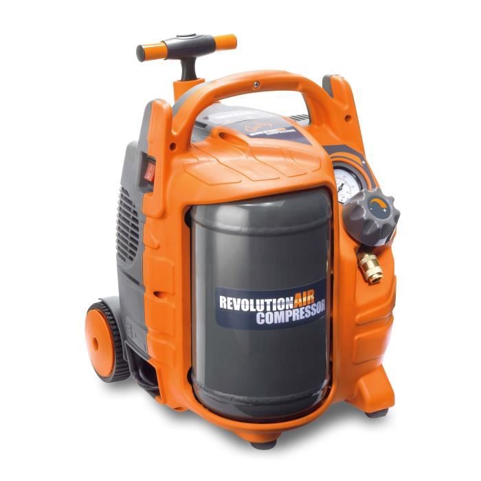 REVOLUTION'AIR Compresseur d'air COUNTRY 5 L 1.5HP 8 bars avec 6 accessoires