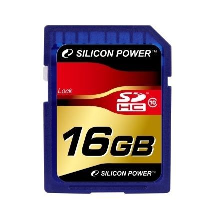 SILICON POWER Carte mémoire SD SDHC Class 10 - 8 Go