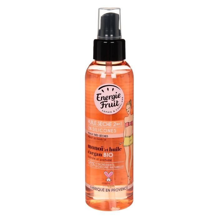 ENERGIE FRUIT Huile sèche 2EN1 MONOï et Huile d'Argan - 150 ml