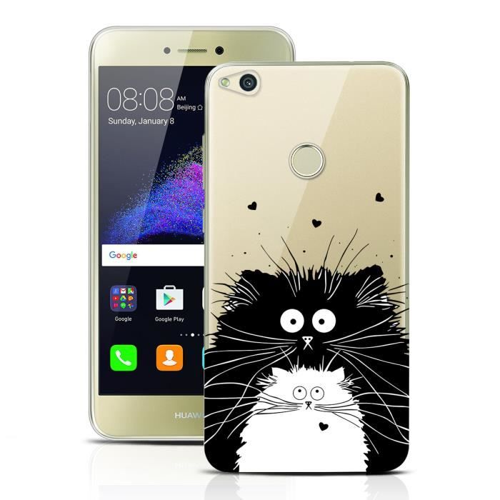 coque huawei p8 lite silicone chat