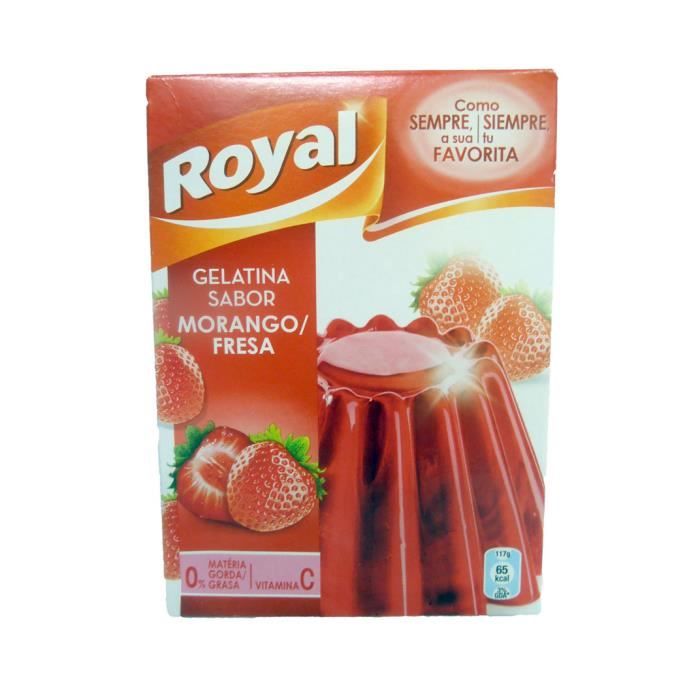 gelatine gout fraise royal 170gr
