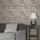 Argent Gris Brique Effet Fond d'écran fin Décor FD