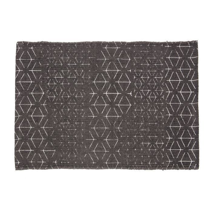 Tapis imprimé - 50x70cm - Marron