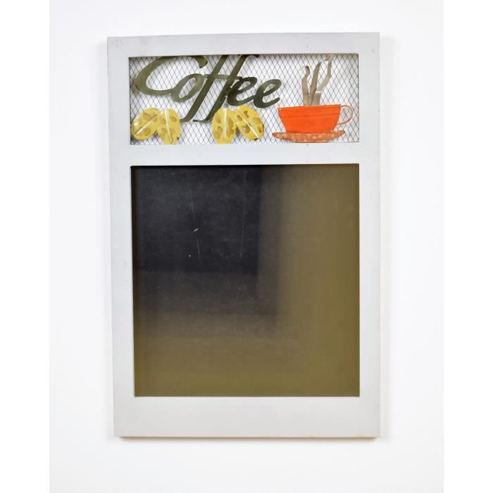 Décoration murale Memo Coffee - L 67 x H 39 cm