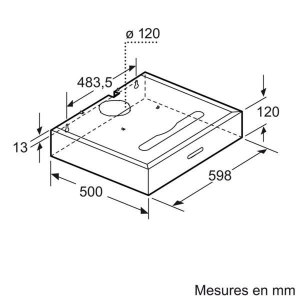  DHU626M - Hotte visière - Evacuation / Recyclage2