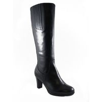BOTTE Soffice Sogno-Femme chaussure en cuir noir, talon BOTTE Soffice Sogno-Femme chaussure en cuir noir, talon