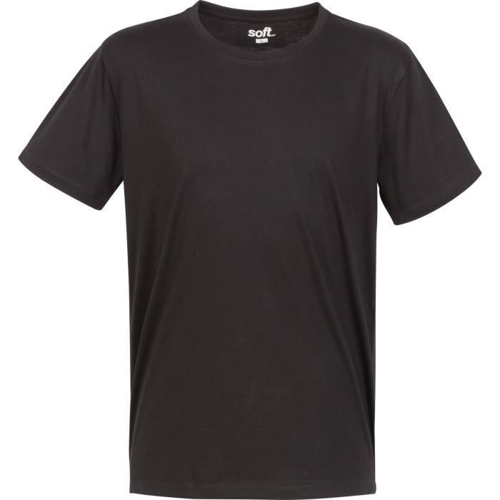 SOFTWR T-shirt uni - Homme - Noir