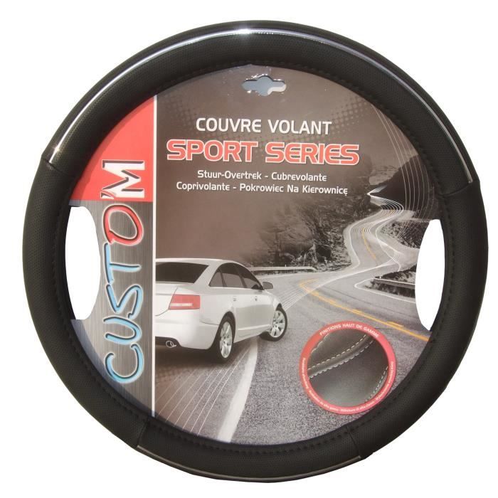 Couvre Volant Circuit Noir