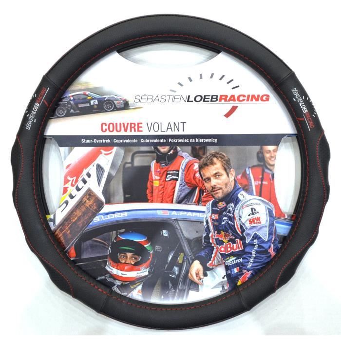 Couvre Volant Sebastien LŒb Noir et Rouge