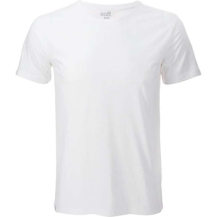 SOFTWR T-shirt uni - Homme - Blanc