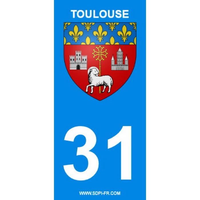 STICKZIF 2 Autocollants City 31 Toulouse SC31