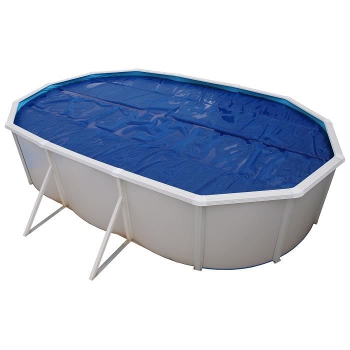 TORRENTE Bâche isotherme pour piscine 550x366cm - Bleue