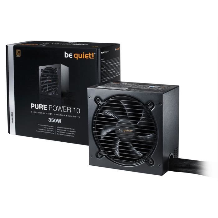 Be Quiet Alimentation PC PURE POWER 10 - 350W - 80PLUS BRONZE