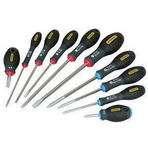 STANLEY Coffret de 10 tournevis électricien
